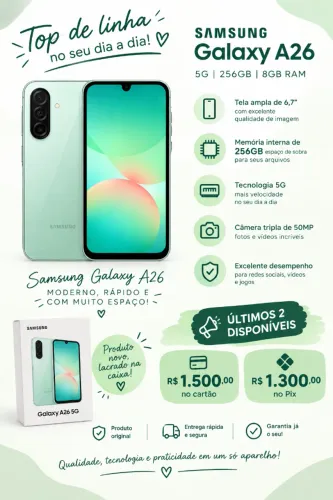 Celulares Samsung LACRADO, mas já encerrou a garantia