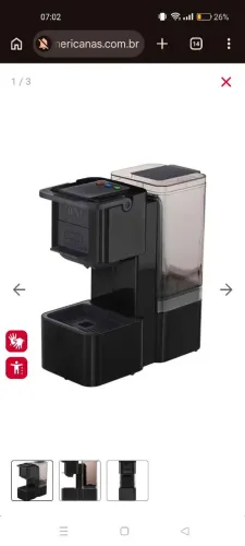 Cafeteira três corações pop
