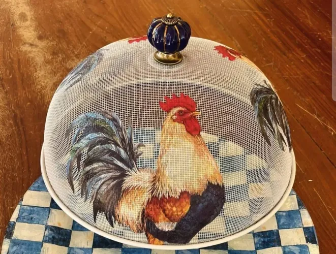 Cobre Bolo / Protetor de Alimentos Artesanal