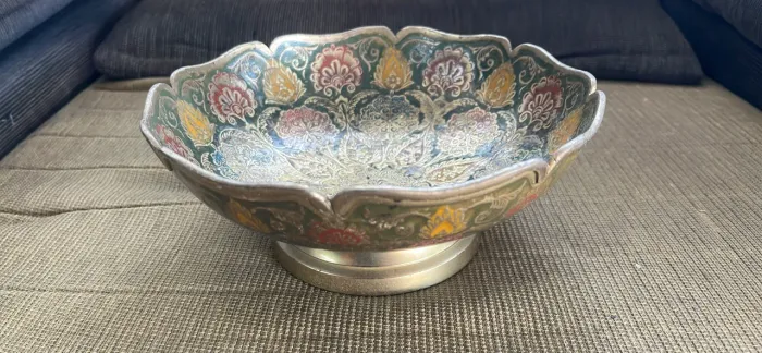 Cuba de latão artesanato antiga árabe