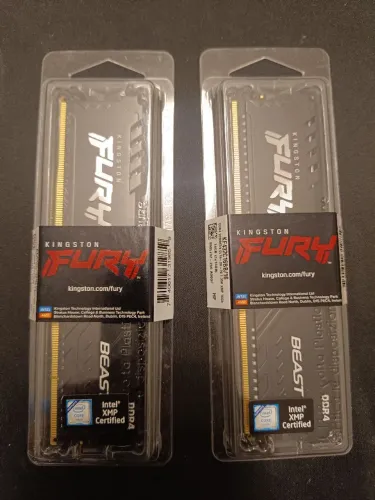 Memória Gamer Fury Beats 16gb Ddr4 Kingston