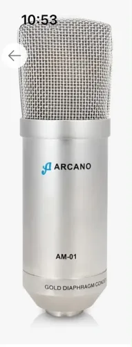 Microfone condensador xrl ARCANO am-01