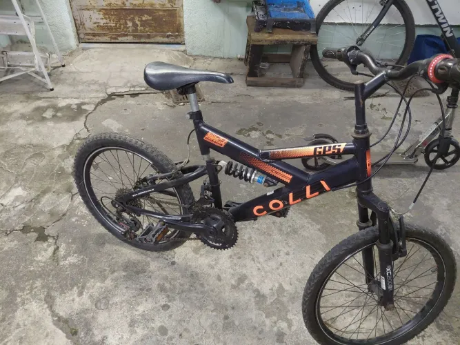 Bicicleta Infantil Colli GPS Aro 20 com dupla suspensão e 21 marchas