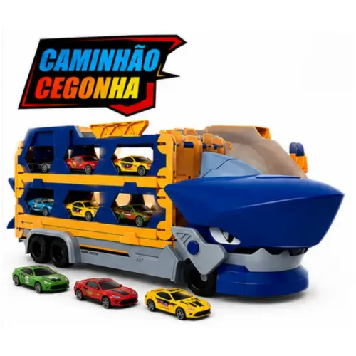 BRINQUEDO INFANTIL CARRETA PISTA TUBARÃO