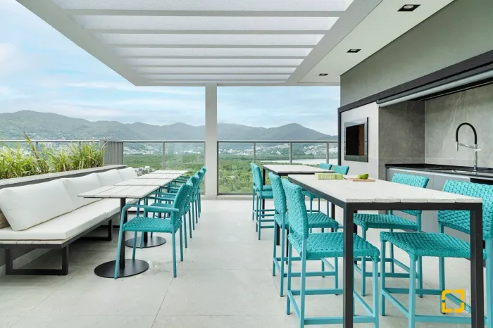 Apartamento à venda em Cacupé, Florianópolis - 2 dormitórios, sendo 1 suíte, 1 vaga , 1 ho