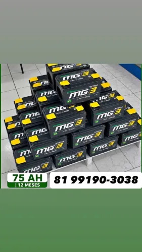 Bateria de carro mg3 75 - entrega grátis 