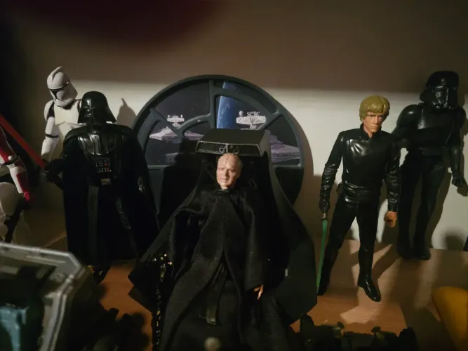 Darth Vader, luke e papaltine star wars 