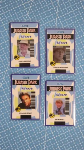 Credenciais Jurassic Park Burger Restaurant