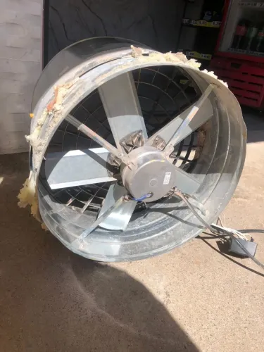 Exaustor Ventilador Axial Ventisol 50cm com Pestana de Proteção