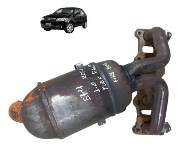 Coletor Escapamento Catalisador Fiat Palio Fire 1.0 8v Evo