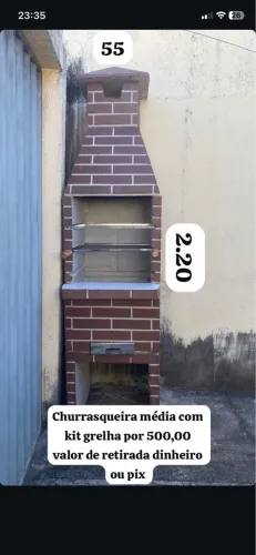 Churrasqueiras pré moldada 