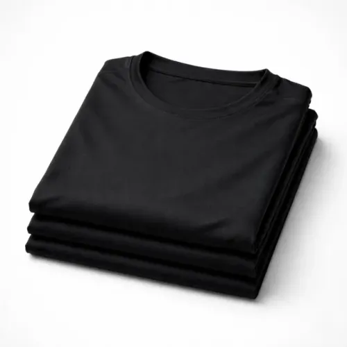 Promoção 3 Camisas Dry Fit Masculinas - Conforto + Economia : P - M - G - GG - [PRETA]
