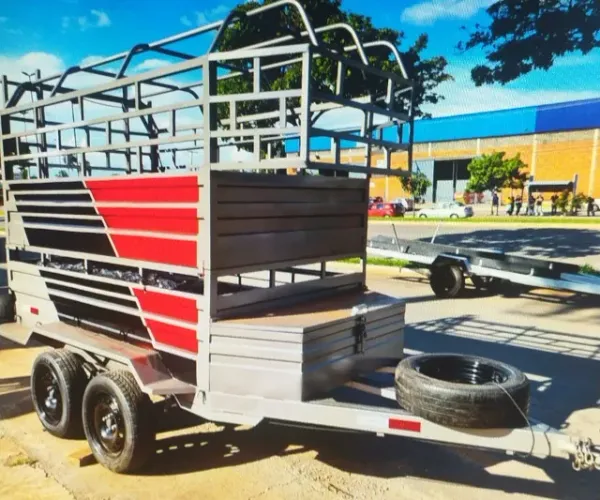 Carretinha boiadeira pra dois animais de grande porte sub grande removível pode usar como