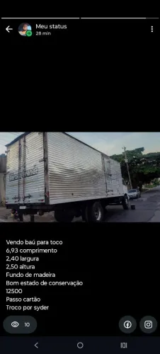 Vendo baú toco