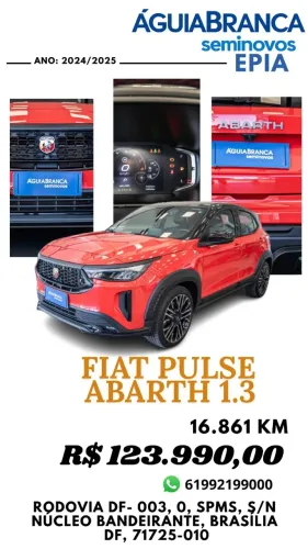 Fiat Pulse Abarth 1.3 Turbo 16V Flex Aut. 2025