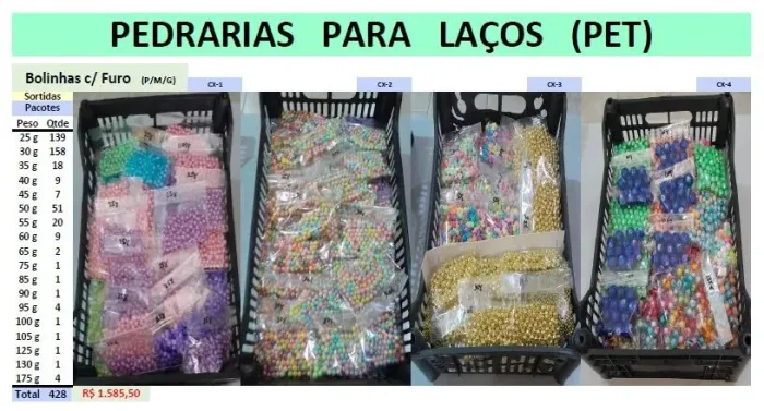 PEDRARIAS PARA LAÇOS (PET)