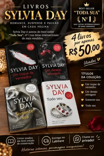 Livros Sylvia Day - 4 livros