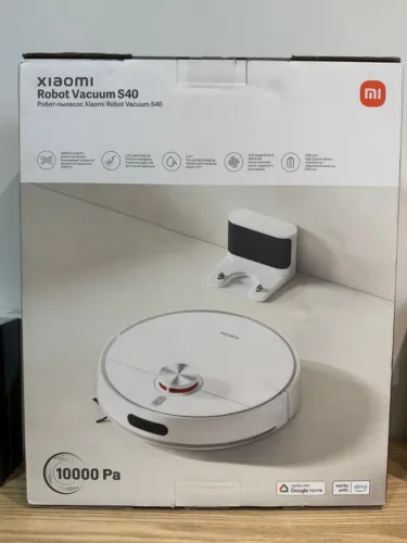 Aspirador Robô Xiaomi Vacuum S40 BHR084AEU 10000 Pa - Branco