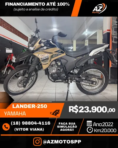Yamaha Lander 250 2022  R$ 23.900,00 