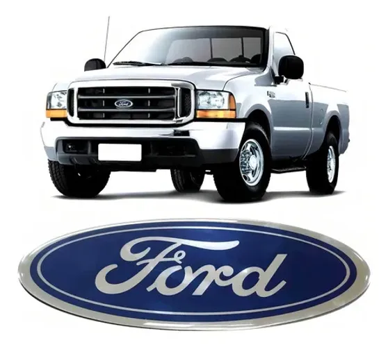 Emblema Adesivo F-250 F-350 F-4000 2007 A 2012 E Cargo Res39