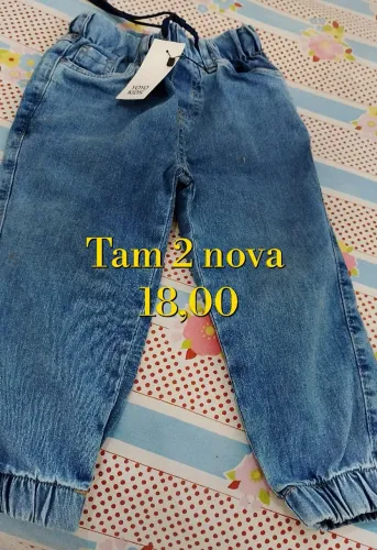 Calça jeans infantil nova