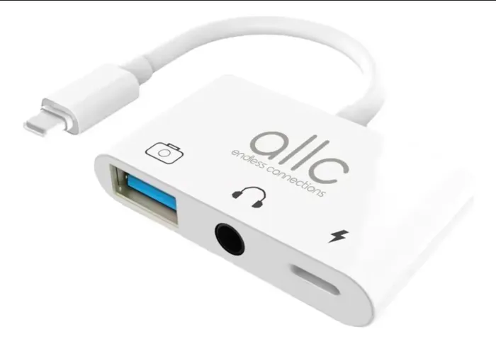 Adaptador Lightning USB OTG fone de ouvido para Iphone Ipad
