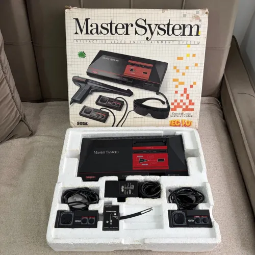 Master System 1 Tec Toy Serial Batendo Impecável
