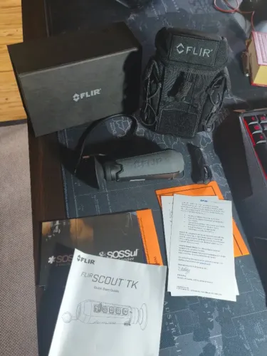 Monóculo De Visão Termal Flir Scout Tkx Preto (Usado)