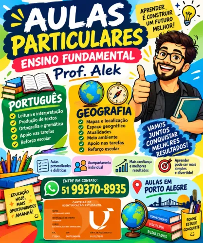 Aulas Particulares Ensino Fundamental