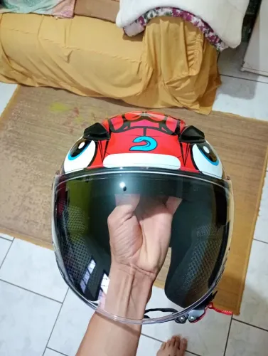 Capacete Race tach aberto