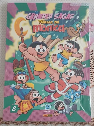 As Grandes Sagas da Turma da Mônica n° 1 a 8 Ed. Panini