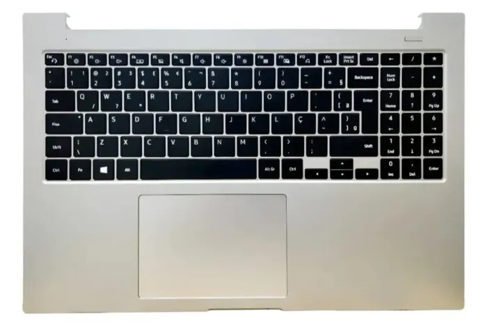Teclado mais carcaça Samsung X40 NP550XCJ-XF1BR