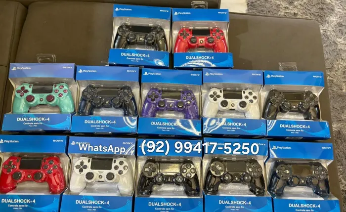 Controle ps4 sem fio luxo