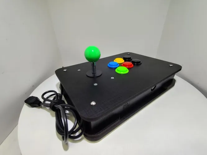 Controle Arcade para console mega drive 6 botão 