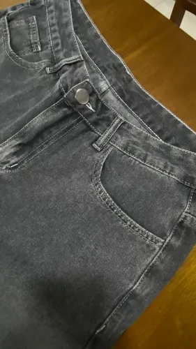 Calça Jeans Cinza escuro