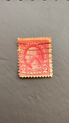 selo postal americano 2 cents