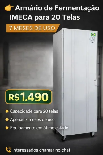 Armário Fermentação IMECA - 20 telas