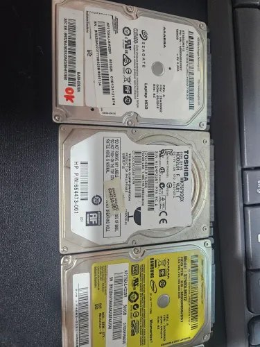 Hd notebook 500gb testados
