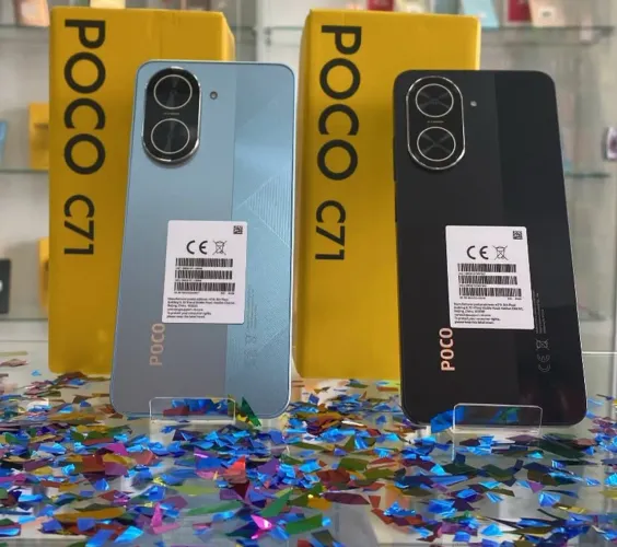 Poco C71 4G 128Gb 04Gb RAM Preto Azul 