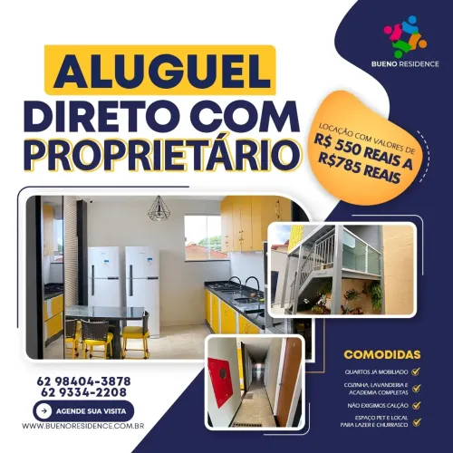 Locação facilitada de kit net