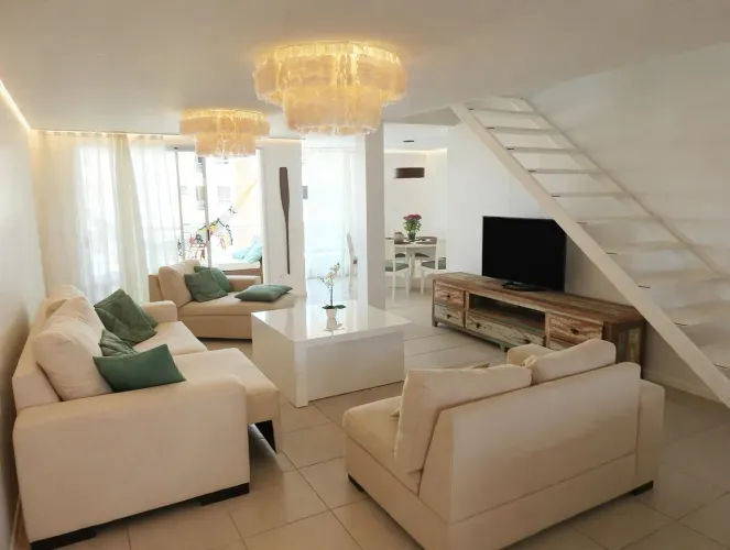 Cobertura Duplex, Nescente, Pé na areia, vizinho do Beach Park a venda, 2 garagem subsolo