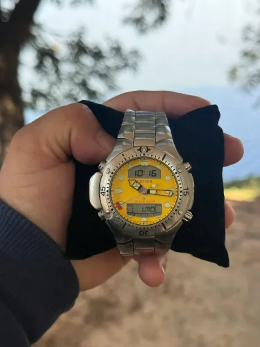 Relógio Citizen Jp1060 Canarinho 