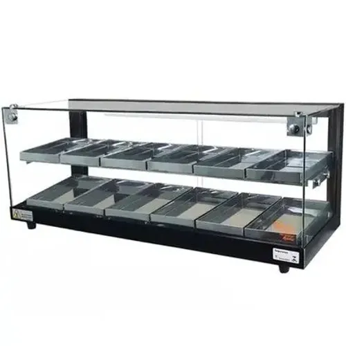 Estufa quente Beta para Salgados 12 Bandejas Dupla Preta 220V - Excelente Estado