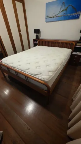 Cama Tok & Stok + Colchão +  Baú 