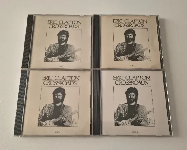 CD Coleção  Crossroads de Eric Clapton com os 4 discos 