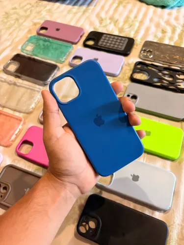 Capinha Silicone IPhone 13/14 Azul Royal