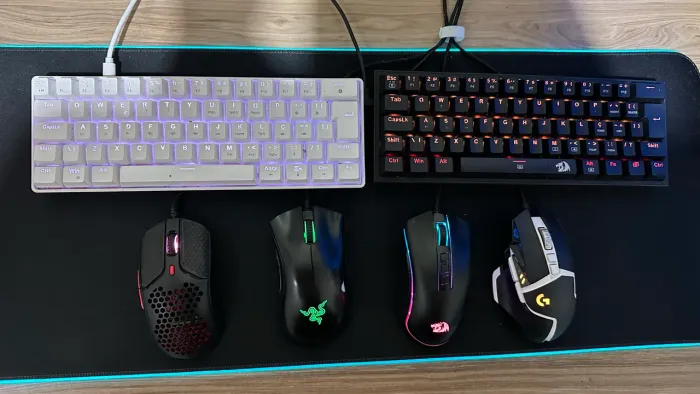 KIT PERIFÉRICOS GAMER - RAZER / LOGITECH / HYPERX / REDRAGON