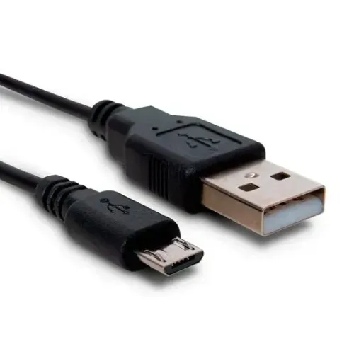 Cabo USB para Micro USB Goldentec CMUG01 Preto 1 Metro Frete Grátis