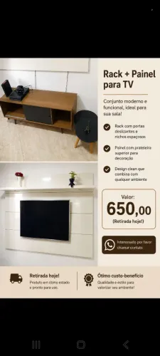 Conjunto Rack e Painel