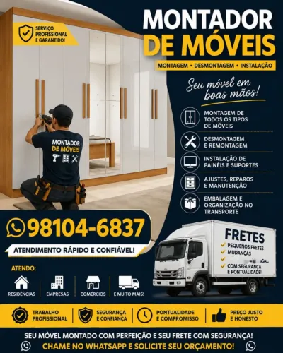Guarda roupa/ montador de móveis